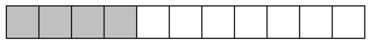 <strong>Draw and shade a part of a diagram to represent the figure. - \frac { 4 } { 11 } of a d of a diagram</strong> A) B) C) D)