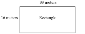 <strong>Find the perimeter. </strong> A)98 meters B)528 meters C)82 meters D)49 meters