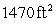 <strong>I have a triangular yard whose lengths measure 50, 60, and 70 feet. What is the area of my yard?</strong> A) B) C) D)