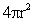 <strong>The surface area of a ball with radius is given by . If a soccer ball has a diameter of 8.65 inches, what is its surface area? </strong> A) B) C) D)