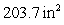 <strong>The surface area of a ball with radius is given by . If a soccer ball has a diameter of 8.65 inches, what is its surface area? </strong> A) B) C) D)