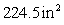 <strong>The surface area of a ball with radius is given by . If a soccer ball has a diameter of 8.65 inches, what is its surface area? </strong> A) B) C) D)