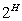 <strong>In a complete binary tree of height H, the number of leaves equals _________.</strong> A) B) C) D)