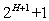 <strong>In a complete binary tree of height H, the number of vertices equals _________.</strong> A) B) C) D)