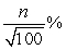 <strong>For a 95% level of confidence and a sample size of n, the margin of error is approximately:</strong> A) B) C) D)