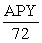 <strong>The Rule of 72 states that the estimate for doubling time = _______________ .</strong> A) B) C) D)