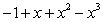 <strong>Which of the following is a quadratic function?</strong> A) B) C) D)