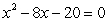 <strong>Factor the equation . </strong> A) B) C) D)