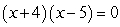 <strong>Factor the equation . </strong> A) B) C) D)