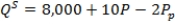 Suppose that the extended supply curve for children's books can be expressed as , where P<sub>p</sub> is the price of colored paper. Using calculus, determine whether the quantity supplied of children's books increases or decreases as the price of colored paper increases.