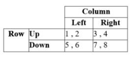 The following game:  