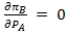 <strong>In a Bertrand competition, with differentiated goods in a market structure of two firms, firm A's first-order condition can be expressed as:</strong> A) . B) . C) . D) .