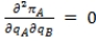 <strong>In a Cournot market structure with two firms, firm A's first-order condition can be expressed as:</strong> A) . B) . C) . D) .