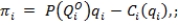 <strong>In the Cournot model, under the assumption that all firms operating in the industry have the same cost structure, we can write firm i's profit-maximization problem as _____, where Q<sub>i</sub><sup>O</sup> is the combined output of all other firms in the market and is firm i's cost function.</strong> A) ; B) ; C) ; D)