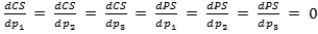 <strong>If the firm establishes a block-pricing structure with three prices, the relevant system of first-order conditions is:</strong> A)   . B)   . C)   . D)   . <div style=padding-top: 35px> 