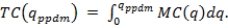 <strong>For a perfectly price-discriminating monopolist (ppdm), profit can be calculated as:</strong> A)   where   . B)   where   and   C)   where   and   D)   where   . <div style=padding-top: 35px> 