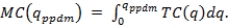 <strong>For a perfectly price-discriminating monopolist (ppdm), profit can be calculated as:</strong> A)   where   . B)   where   and   C)   where   and   D)   where   . <div style=padding-top: 35px> 