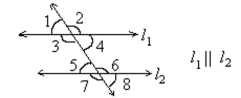 <strong>Identify angles 4 and 5 as alternate interior, alternate exterior, corresponding, or vertical. </strong> A)Alternate exterior B)Alternate interior C)Corresponding D)Vertical