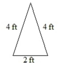 <strong>Classify the triangle according to sides. </strong> A)Equilateral B)Scalene C)Isosceles