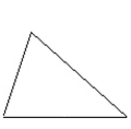 <strong>Which triangle is obtuse?</strong> A) B) C) D)