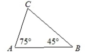 Find the measure of angle C.