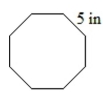 <strong>Find the perimeter. </strong> A)45 inches B)25 inches C)40 inches D)35 inches