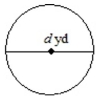 <strong>Find the circumference and area of the circle if </strong> A) B) C) D)