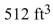<strong>A tent is shaped like a pyramid. It has a square base measuring 8 feet on a side and a height of 6 Feet. What is the volume of the tent?</strong> A) B) C) D)