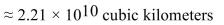 <strong>A student estimates the diameter of the moon 3,474 kilometers. If the moon were made of green Cheese, how many cubic kilometers of cheese would there be?</strong> A) B) C) D)