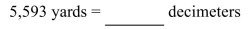 <strong>Convert the following measurement to the specified measurement. Round to the nearest hundredth. </strong> A)6,116.58 decimeters B)511,423.92 decimeters C)51,142.39 decimeters D)611.66 decimeters