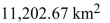 <strong>Use an English/Metric conversion for area given in the table to convert the following measurement to the Specified measurement. Round to the nearest hundredth, if necessary. </strong> A) B) C) D)