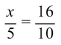 <strong>Solve the proportion. </strong> A) B) C)32 D)8
