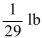 <strong>Under certain conditions, the pressure of gas varies inversely with its volume. If a gas with a volume Of 50 cubic inches has 29 pounds of pressure, find the amount of pressure 145 cubic inches of gas is Under.</strong> A) B)29 lb C) D)10 lb