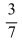 <strong>Find the slope of the line passing through the points (3, 1)and (0, -6).</strong> A) B) C) D)