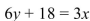 Write in function notation. How can you tell that this equation actually defines a function?