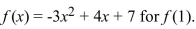 <strong>Evaluate the function </strong> A)10 B)8 C)7 D)9