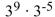 Simplify and write the answer in exponential notation using positive exponents.