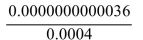 Write each number in scientific notation and then divide. Give the answer in scientific notation.