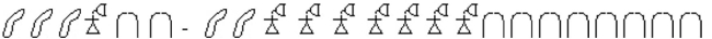 Subtract. Leave your answer in the Egyptian system.