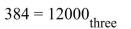<strong>Convert the number to base 10, then change to base three. </strong> A) B) C) D)