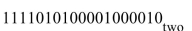 <strong>Convert the hexadecimal number to binary. (The subscript 16 is omitted since it's understood that the number Is hexadecimal.)FA22</strong> A) B) C) D)