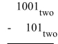 Subtract.  