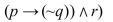 <strong>Identify the type of statement using the hierarchy of connectives, and rewrite using parentheses to indicate Order. </strong> A) B) C) D)