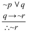 <strong>Determine the validity of the following argument. </strong> A)Valid B)Invalid