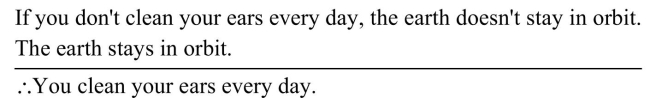 <strong>Write the argument in symbols; then decide whether the argument is valid by using the common forms of valid Arguments and fallacies. </strong> A) B) C) D)
