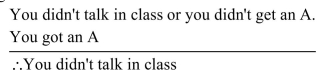 <strong>Write the argument in symbols; then decide whether the argument is valid by using the common forms of valid Arguments and fallacies. </strong> A) B) C) D)