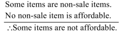 Determine whether the argument is valid or invalid.  