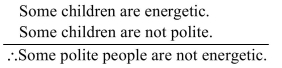 Determine whether the argument is valid or invalid.  