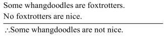 Determine whether the argument is valid or invalid.  