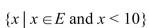 <strong>Write the set using roster notation: The set of even natural numbers less than 10.</strong> A) B) C){2, 4, 6, 8, 10} D){2, 4, 6, 8}